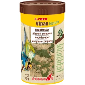 Sera Vipan Nature, Hauptfutter-Flocken, 250 ml Nur Für Kurze Zeit